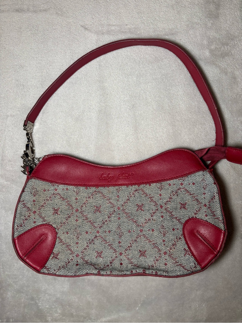 Baby Phat Y2K Mini Burgundy Red Bag